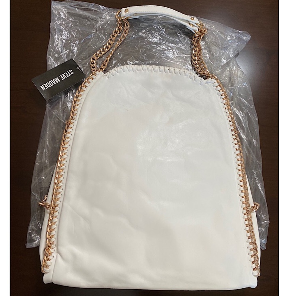 Steve Madden White Tote